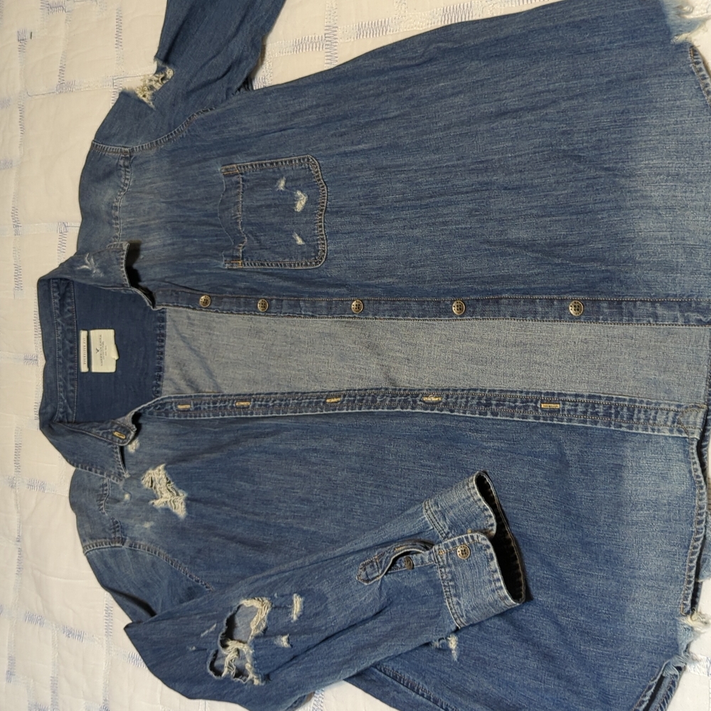 American eagle oversize fit shirt